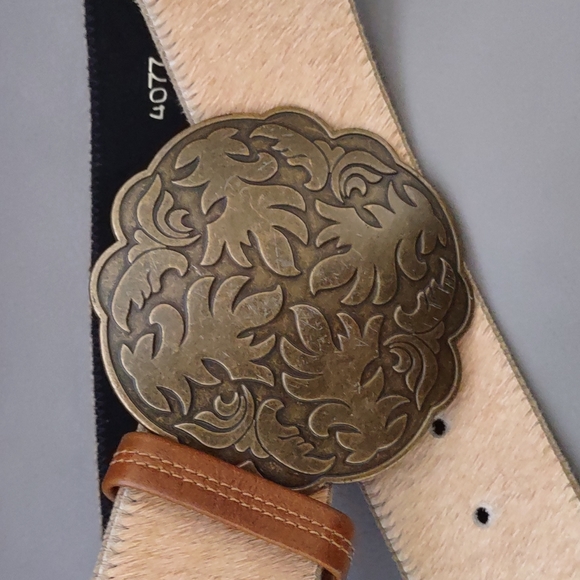 Elite Accessories Calf Hair Belt - Picture 2 of 6